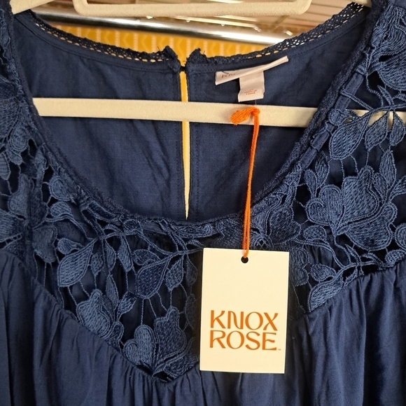 NWT KNOX ROSE WIDE STRIPE SLEEVELESS DRESS - Picture 6 of 7